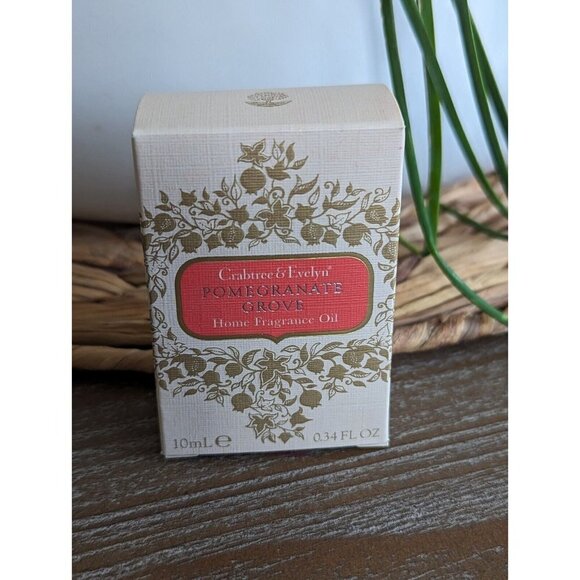 Crabtree & Evelyn POMEGRANATE GROVE Home Fragrance Oil .34 Fl oz 10mL New In Box - Picture 2 of 6